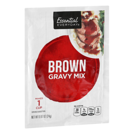 Essential Everyday, Brown Gravy Mix, Case Of 24, 0.87 Oz
