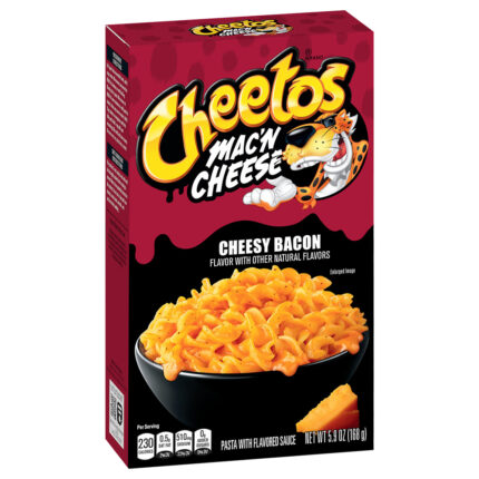 Cheetos, Mac'N Cheese Flavored And Cheesy Bacon, Case Of 12, 5.9 Oz