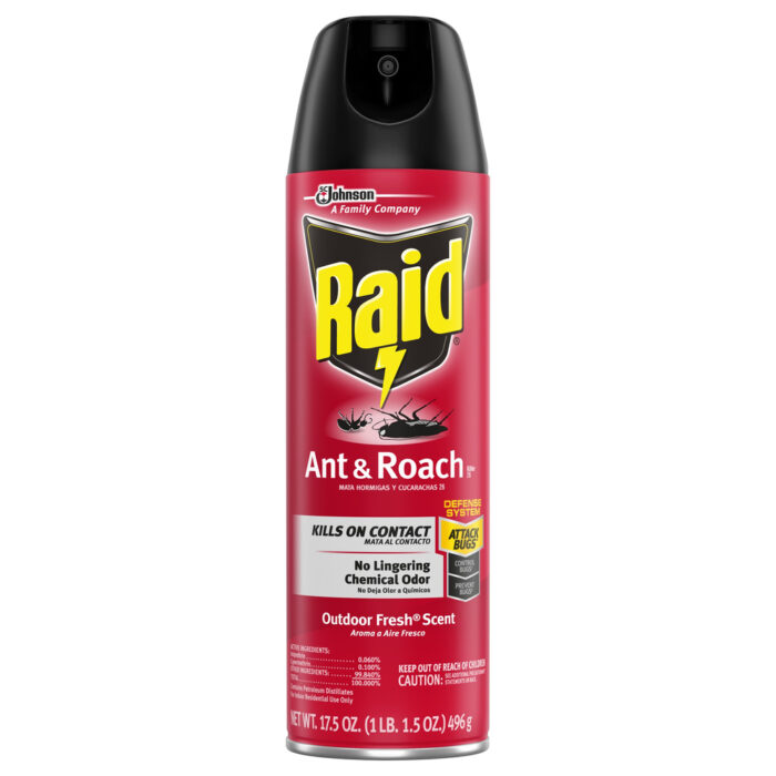Raid, Ant & Roach Killer 26 Outdoor Fresh Scent, Case Of 12, 17.5 Oz - Image 1