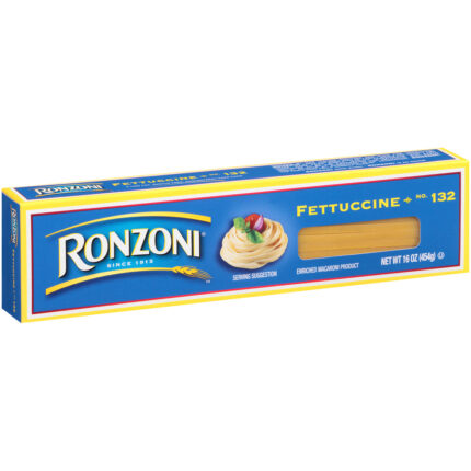 Ronzoni, Fettuccine Box, Case Of 20, 16 Oz