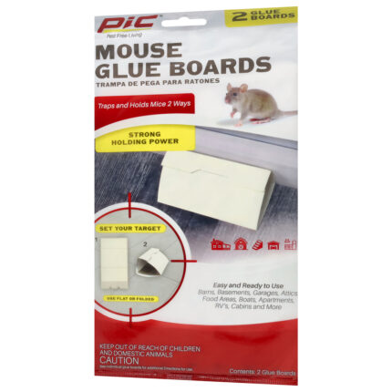 Pic, Mouse Glue Boards, Case Of 24, 2 Ct