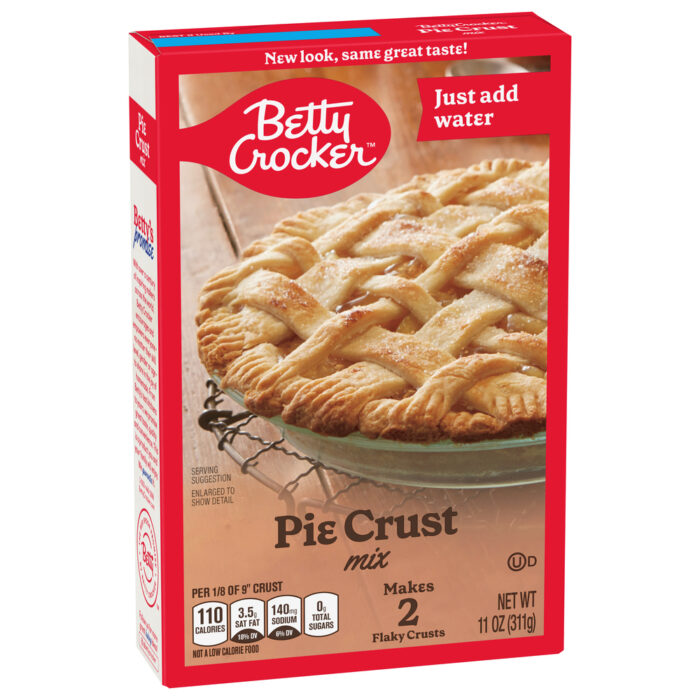 Betty Crocker, Pie Crust Mix: 2 Flaky Crusts, Case Of 12, 11 Oz - Image 1