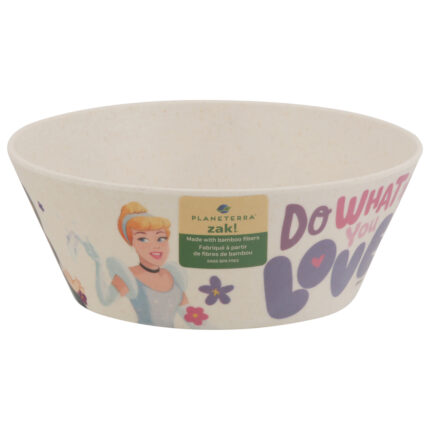 Zak Designs, Planeterra Bamboo Bowl Disney Princesses, Case Of 6, 1 Ct