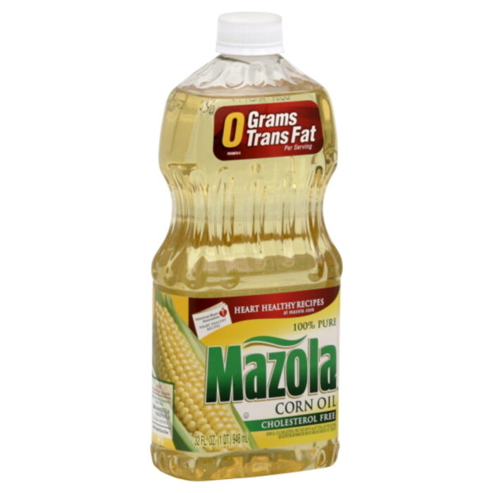 Mazola, Corn Oil Cholesterol Free, Case Of 12, 32 Fl Oz - Image 1