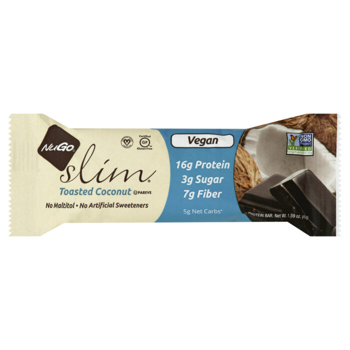 Nugo Bar,Slim,Toasted Coconut 1.59 Oz - Image 1
