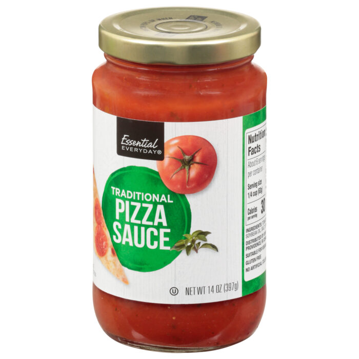 Essential Everyday, Traditional Pizza Sauce, Case Of 12, 14 Oz - Image 1
