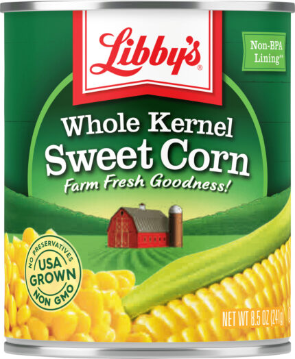 Libby'S, Whole Kernel Sweet Corn, Case Of 12, 8 Oz