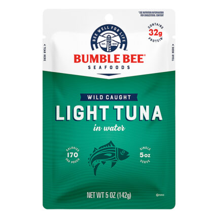 Bumble Bee, Wild-Caught Light Tuna In Water Pouch, Case Of 12, 5 Oz