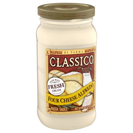 Classico, Pasta Sauce Four Cheese Alfredo Jar, Case Of 12, 15 Oz