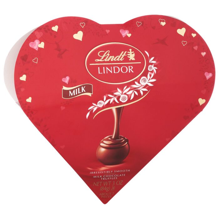 Lindt, Lindor Milk Chocolate Truffles, Case Of 8, 3 Oz - Image 1