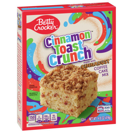 Betty Crocker, Cinnamon Toast Crunch Coffee Cake Mix, Case Of 6, 14.8 Oz