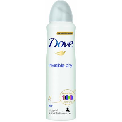 Dove Deodorant Spray 150 Ml / 5.07 Oz Invisible Dry Women