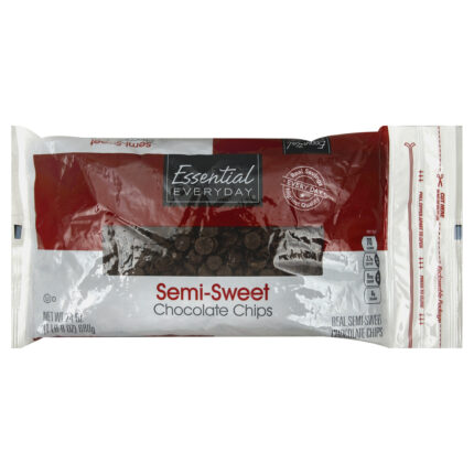 Essential Everyday, Semi Sweet Chocolate Chips, Case Of 12, 24 Oz