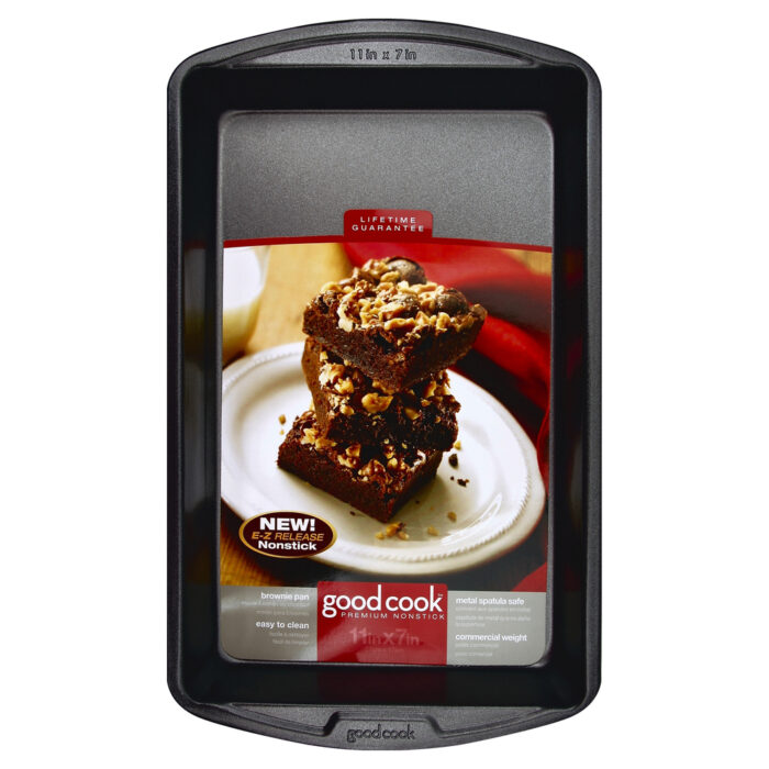 Good Cook, Brownie Pan Nonstick 11 In X 7 In, Case Of 6, 1 Ct - Image 1