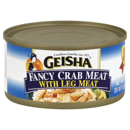 Geisha, Crab Meat With Leg Meat, Case Of 12, 6 Oz