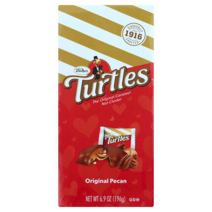 Demets, Turtles Original Caramel Nut Cluster Original Pecan, Case Of 8, 6.9 Oz