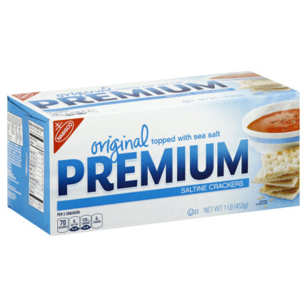 Premium, Original Saltine Crackers , Case Of 12, 1 Lb