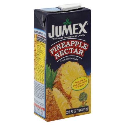 Jumex, Pineapple Nectar, Case Of 12, 33.8 Oz