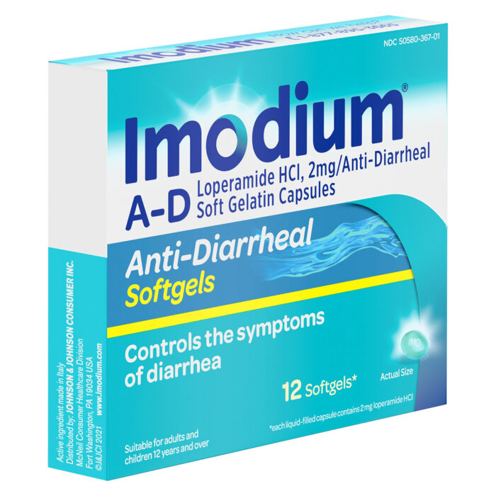 Imodium, A D Anti-Diarrheal Softgels Loperamide Hydrochloride, Case Of 6, 12 Ct - Image 1