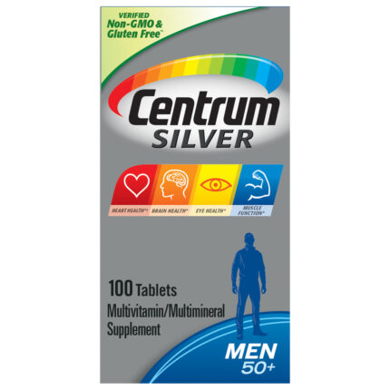 Centrum, Silver Multivitamin Mens 50+, Case Of 3, 100 Ct