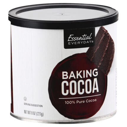 Essential Everyday, Baking Cocoa, Case Of 12, 8 Oz