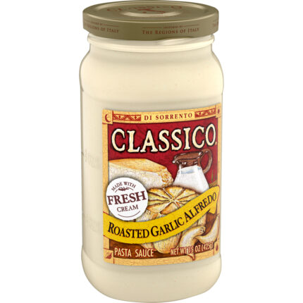 Classico, Pasta Sauce Roasted Garlic Alfredo Jar, Case Of 12, 15 Oz