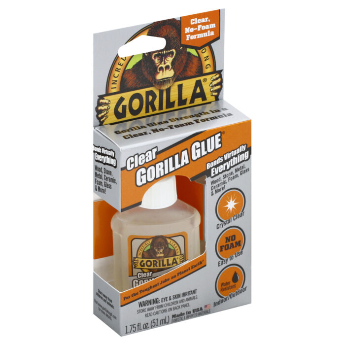 Gorilla, Glue Bottle Clear, Case Of 5, 1.75 Fl Oz - Image 1