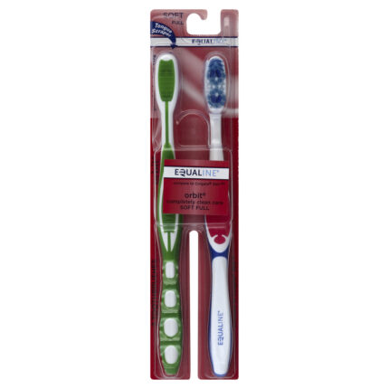 Equaline, Orbit Soft Full Toothbrushes, Case Of 6, 2 Ct