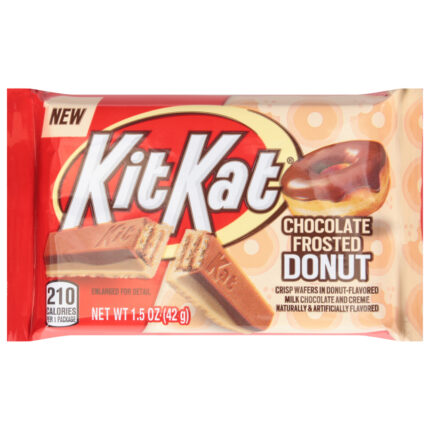 Kit Kat, Chocolate Frosted Donut Crisp Wafers, Case Of 24, 1.5 Oz