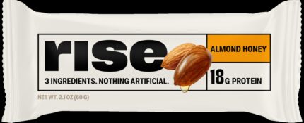 Rise Protein Bar,Almond Honey 2.1 Oz