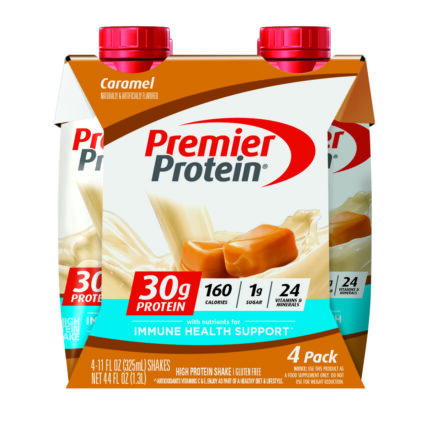 Premier Protein, High Protein Shakes Caramel 4/11 Fl Oz, Case Of 3, 44 Fl Oz