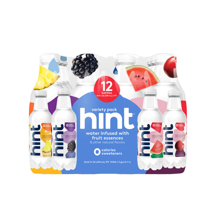 Hint Water 4Flv Blue Vp 12 Pk 12/16 Fz - Image 1