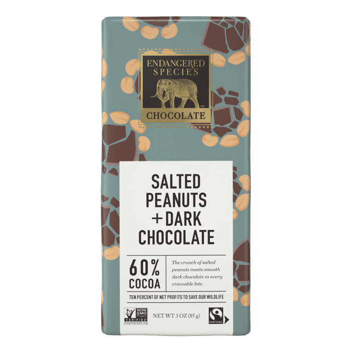 Endang Choc Br,Dk,W/Peanuts 3 Oz - Image 1