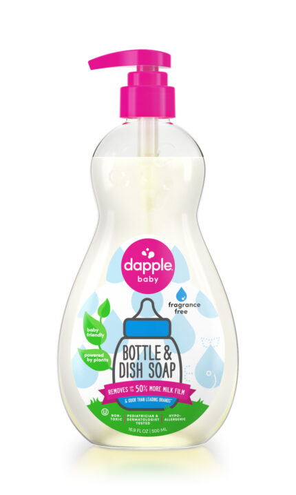 Dapple, Baby Pure 'N' Clean Bottles & Dishes, Fragrance Free, 1 Each, 16.9 Fl Oz
