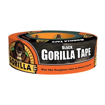 Gorilla, Tape Extra Thick Extra Stick Black, Case Of 6, 1 Ct