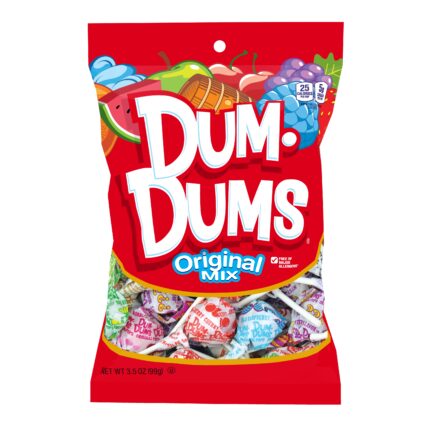 Dum Dums, Original Assorted Flavors Mix, Case Of 12, 3.5 Oz