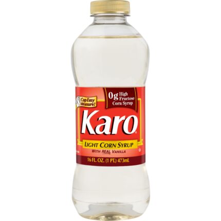 Karo, Light Corn Syrup With Real Vanilla, Case Of 12, 16 Oz