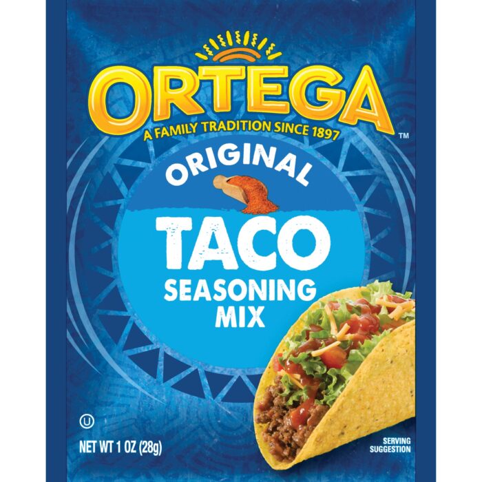 Ortega, Taco Seasoning Mix, Case Of 12, 1 Oz - Image 1