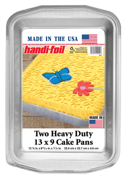Handifoil, Heavy Duty Cake Pan 13 In X 9 In, Case Of 18, 2 Ct