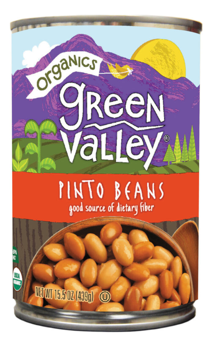 Green Valley, Organic Pinto Beans, Case Of 12, 15.5 Oz - Image 1
