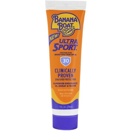 Banana Boat, Sunscreen Lotion Ultra Sport Spf 30 Trial Size, Case Of 4, 1 Fl Oz