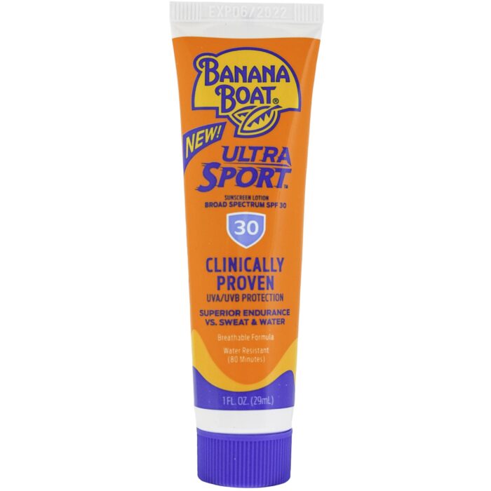 Banana Boat, Sunscreen Lotion Ultra Sport Spf 30 Trial Size, Case Of 4, 1 Fl Oz - Image 1