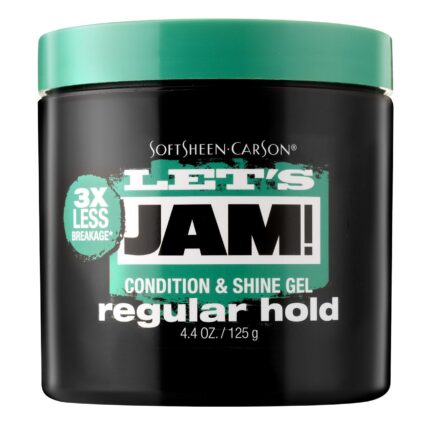 Let'S Jam, Condition & Shine Gel Regular Hold, Case Of 3, 4.4 Oz