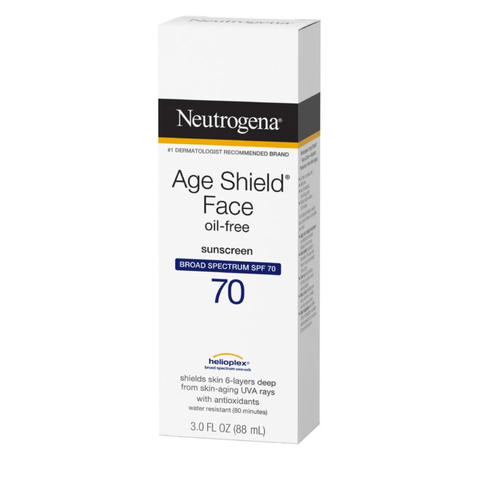 Neutrogena, Age Shield Face Sunscreen, Case Of 3, 3 Fl Oz - Image 1