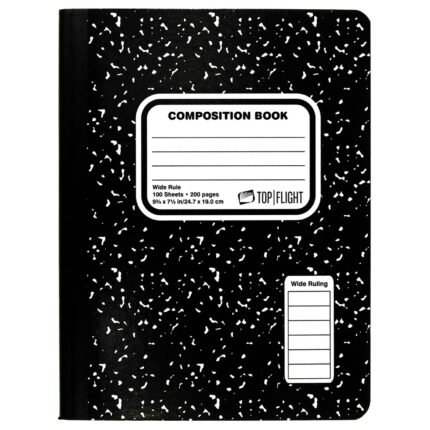 Top Flight, Composition Book, Case Of 6, 100 Ct