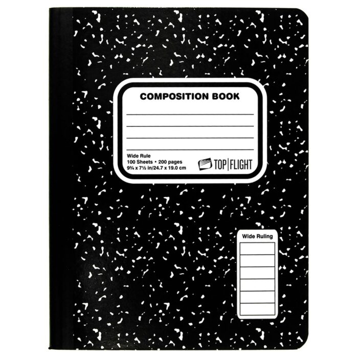 Top Flight, Composition Book, Case Of 6, 100 Ct - Image 1