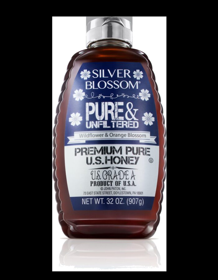 Silver Blossom, Pure & Unfiltered Premium Pure U.S. Honey, Case Of 6, 32 Flz - Image 1
