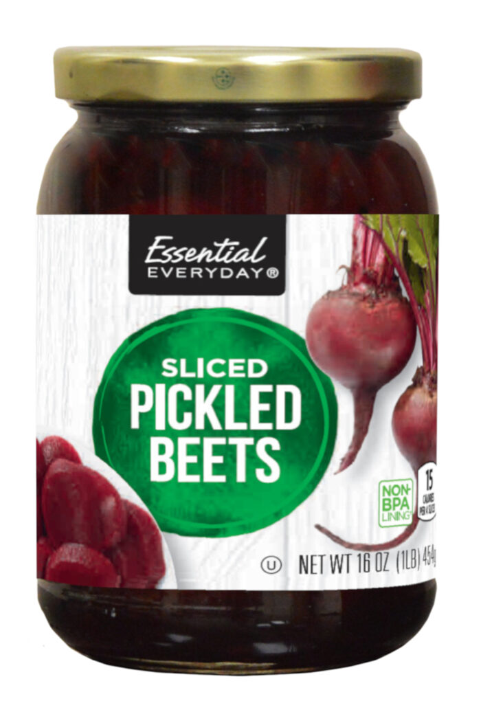 Essential Everyday, Pickled Beets Sliced, Case Of 12, 16 Oz - Image 1