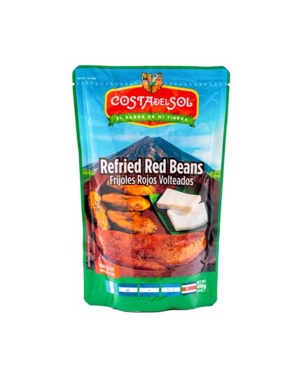Costa Del Sol, Frijoles Rojos Volteados Refried Red Beans, Case Of 24, 14 Oz