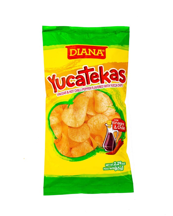 Diana, Chips Yucatekas Vinegar & Hot Chilli Pepper With Yucca Small, Case Of 24, 2.29 Oz - Image 1